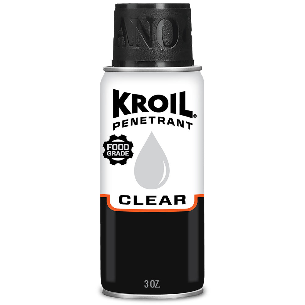 Kroil Clear Food Grade Penetrating Oil  Aerosol  3oz Can CKS032